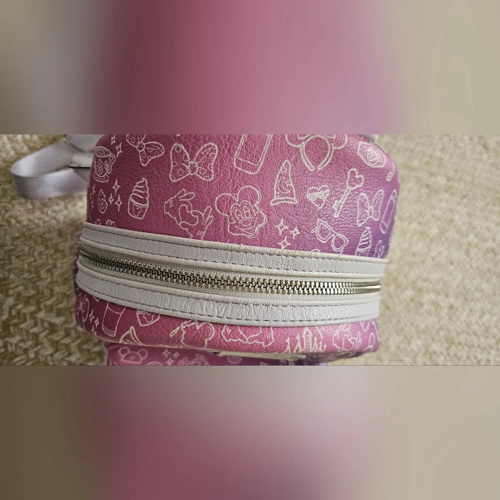 Disney Lounge Fly Pink Purple Ombre Icons Mini Backpack